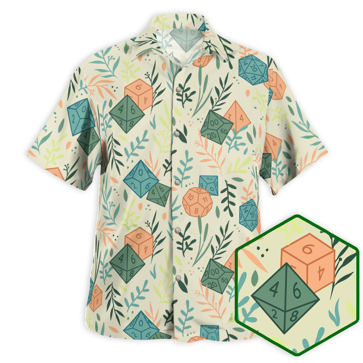 DnD Leaf Vintage Color - Hawaiian Shirt