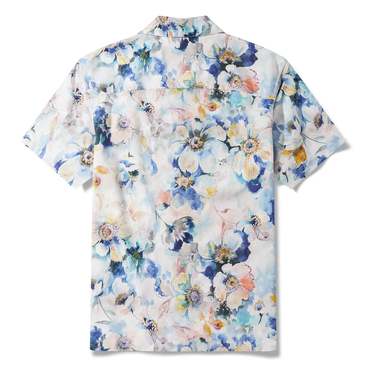 Men's Hawaiian Shirt Short Sleeve Camp Collar 100% Cotton Aloha VAVART-02 By MANISH PRAJAPATI-VAVART