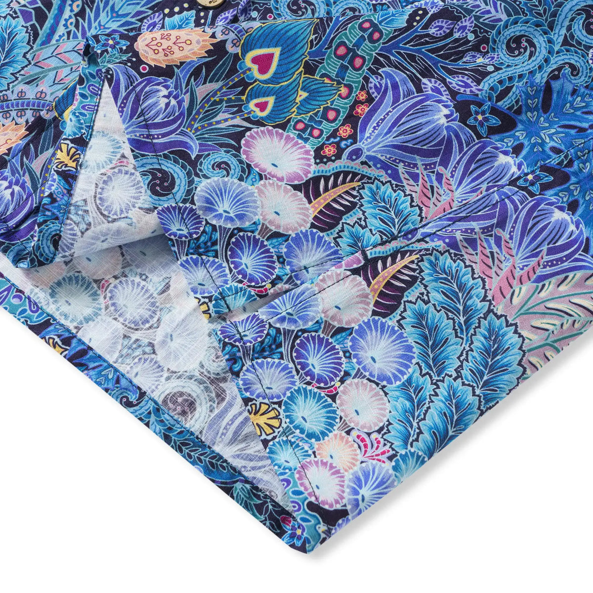 Men's Hawaiian Shirt Floral Pattern Series 2 Print Cotton Button-down Short Sleeve Aloha Shirt By Sun