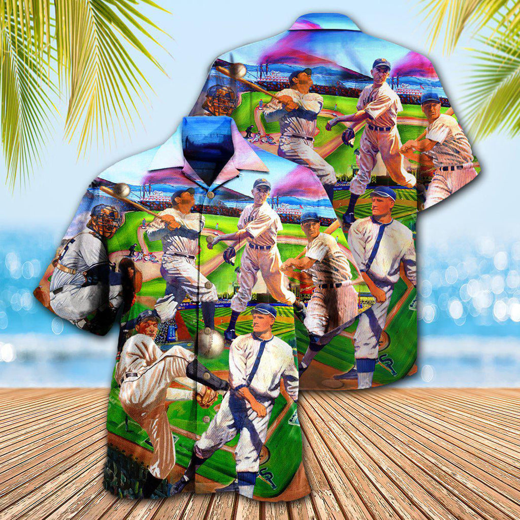 Baseball Vintage Players Your Passion - Hawaiian Shirt