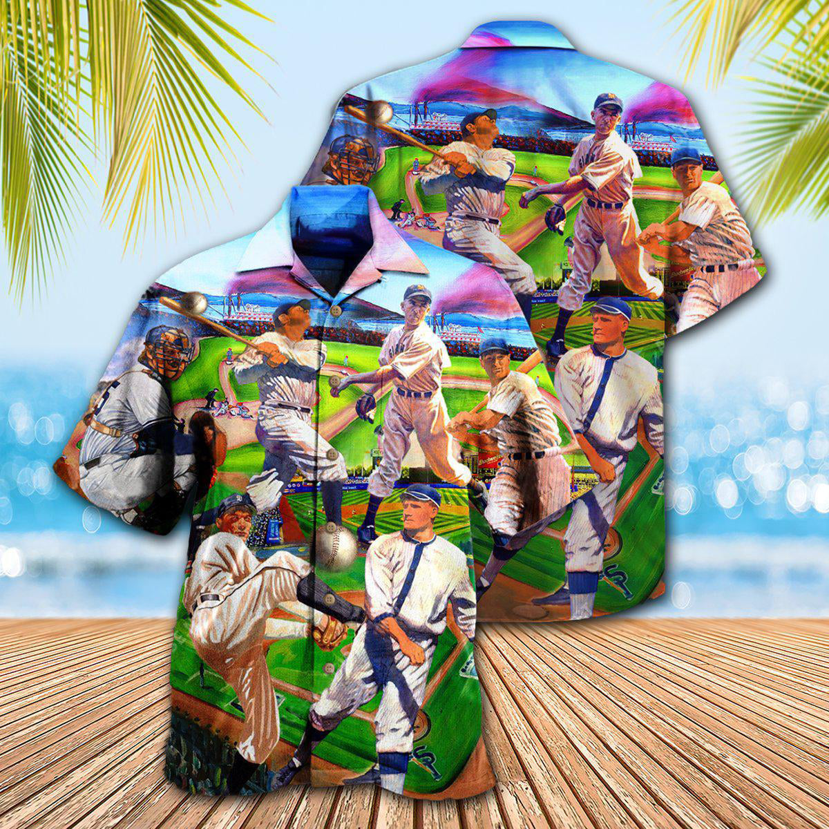 Baseball Vintage Players Your Passion - Hawaiian Shirt