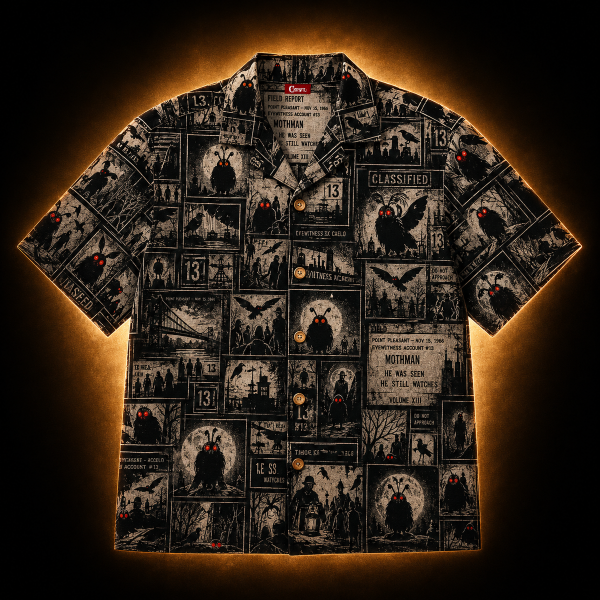 Mothman Sightings — Point Pleasant 1966 Hawaiian Shirt