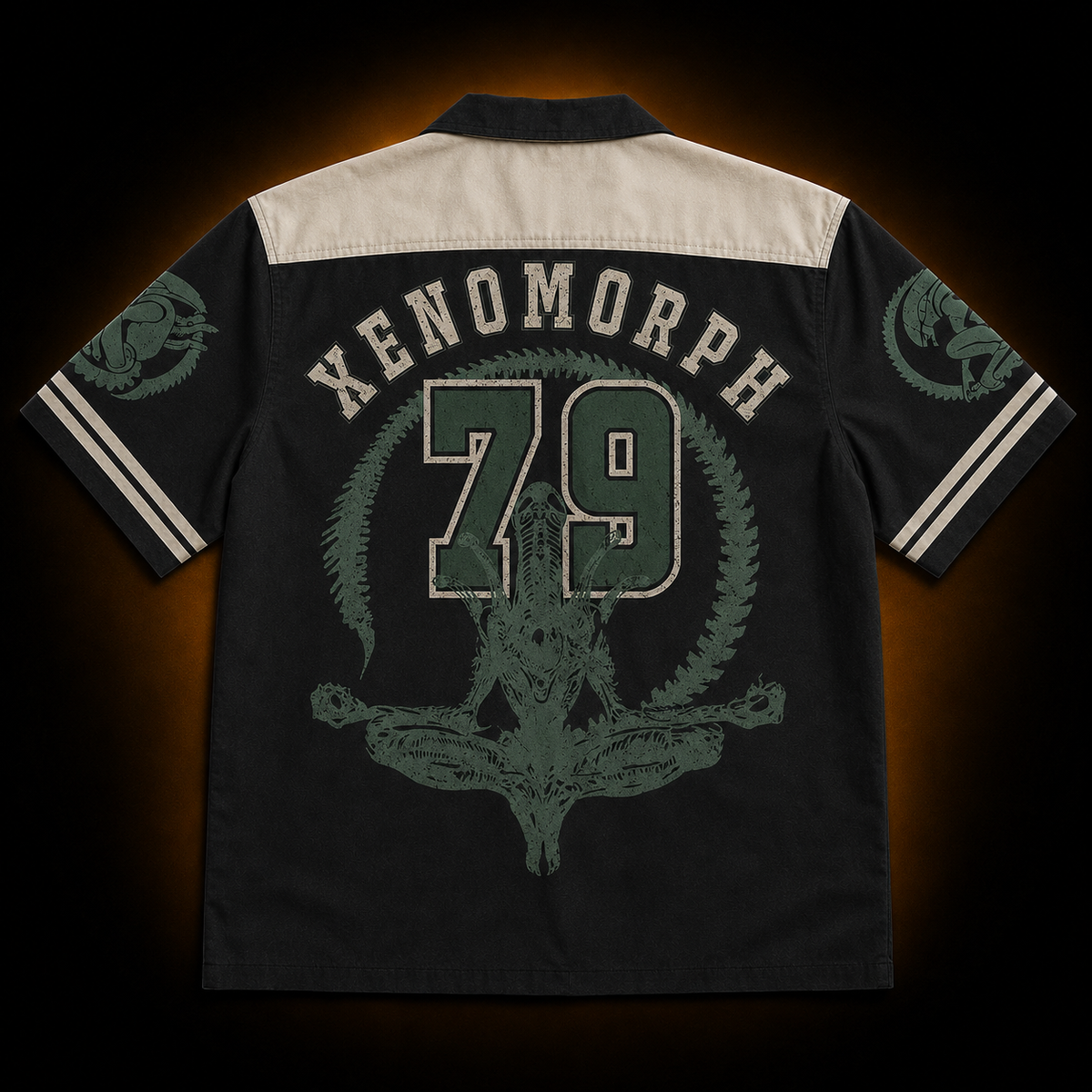 Xenomorph '79 — Vitruvian Alien Hawaiian Shirt | Film & TV Collection