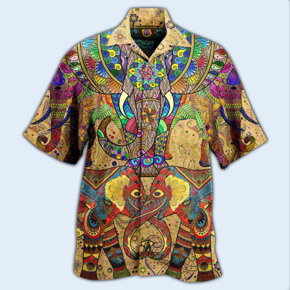 Elephant The Colorful Vintage - Hawaiian Shirt
