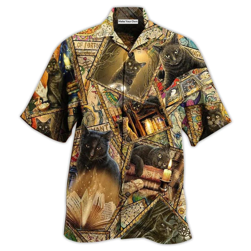Book Cats Love Books Magic - Hawaiian Shirt
